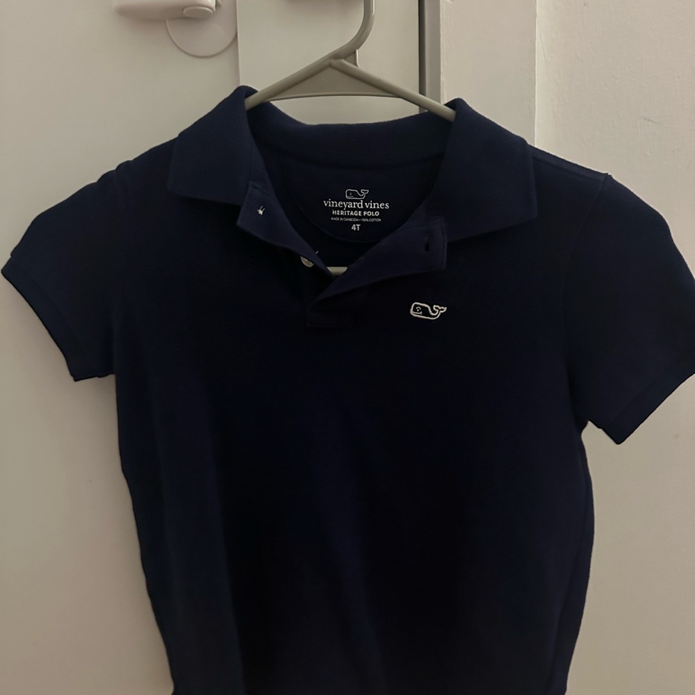 Vineyard Vines Dark Blue Kids Polo